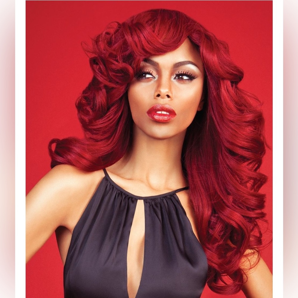2 pks-10” Brazilian Ruby Remi 100% human hair ST1b/Red NEW